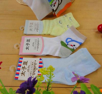 小熊超薄网眼袜 儿童夏日纯棉舒适之选